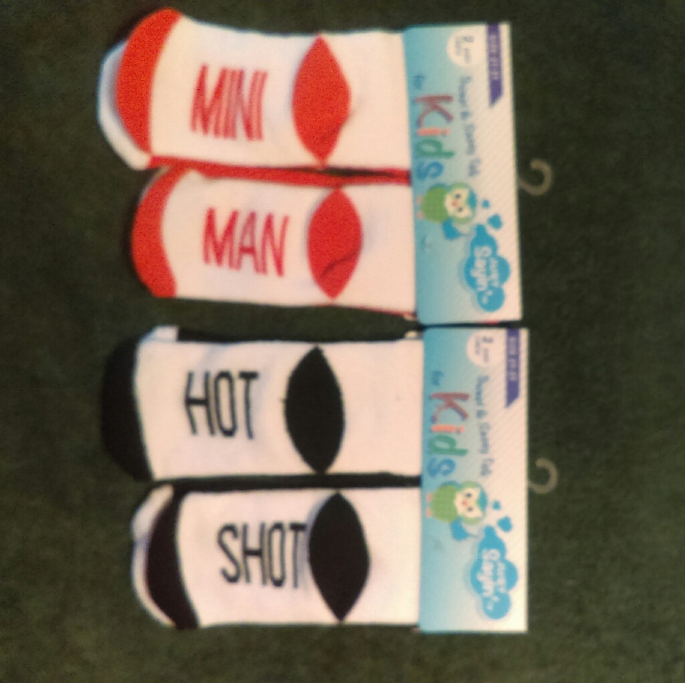 Just Sayin' toddler boy's socks